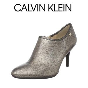 Calvin Klein Silver Jenny Ankle Boots